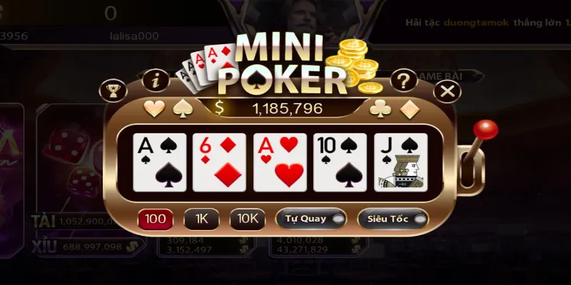 Đôi nét tổng quát về siêu phẩm game Mini Poker đổi thẻ